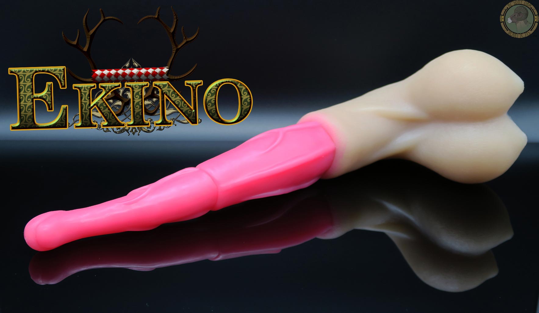 An 'Ekino' elk dildo on display.