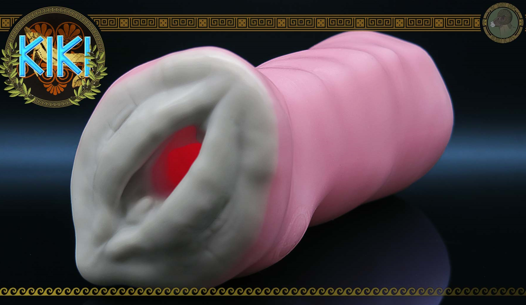 A 'Kiki' dolphin masturbator on display.