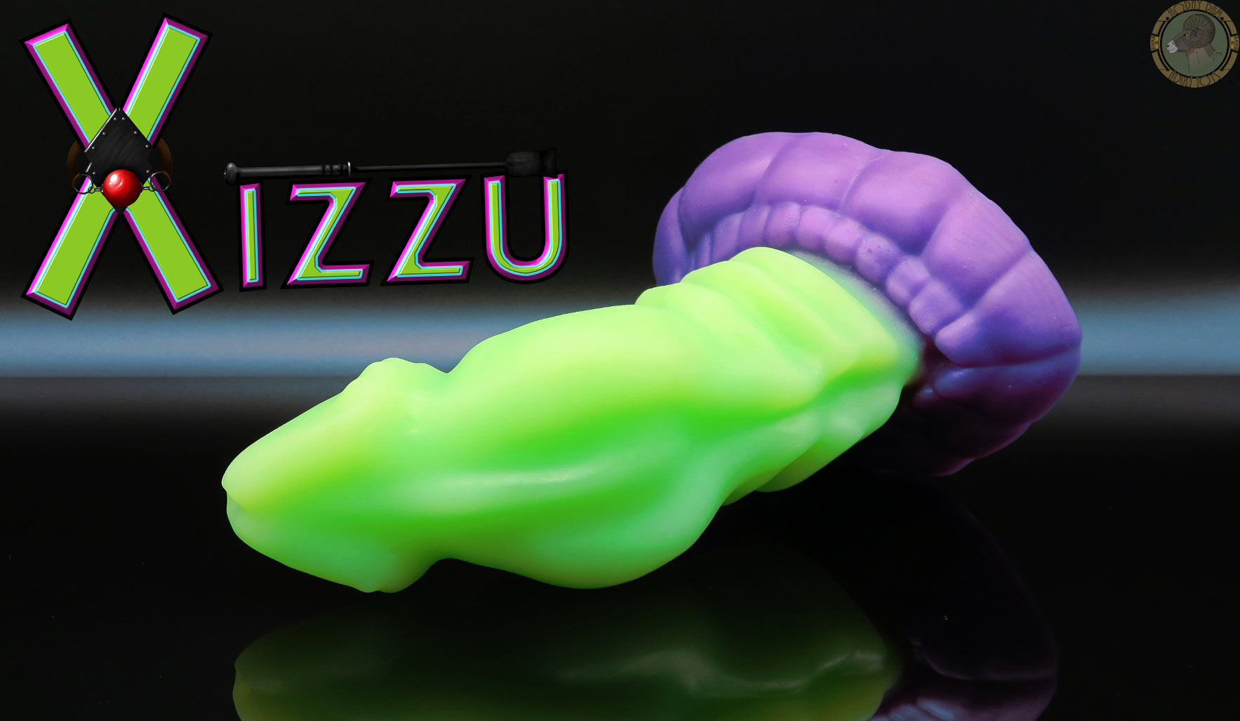 A 'Xizzu' dragon dildo on display.